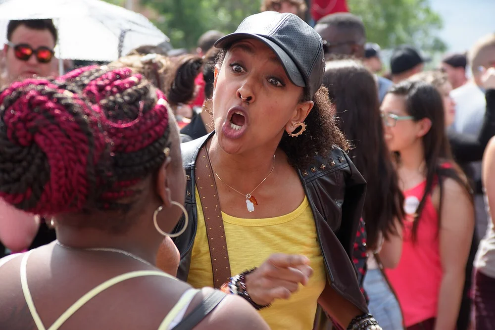 angry facial expression photo — Angry Protester (42703008841)