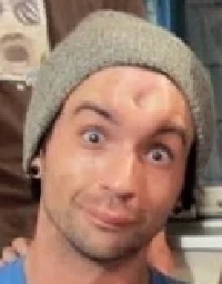 shocked facial expression photo — Bagel head - 02