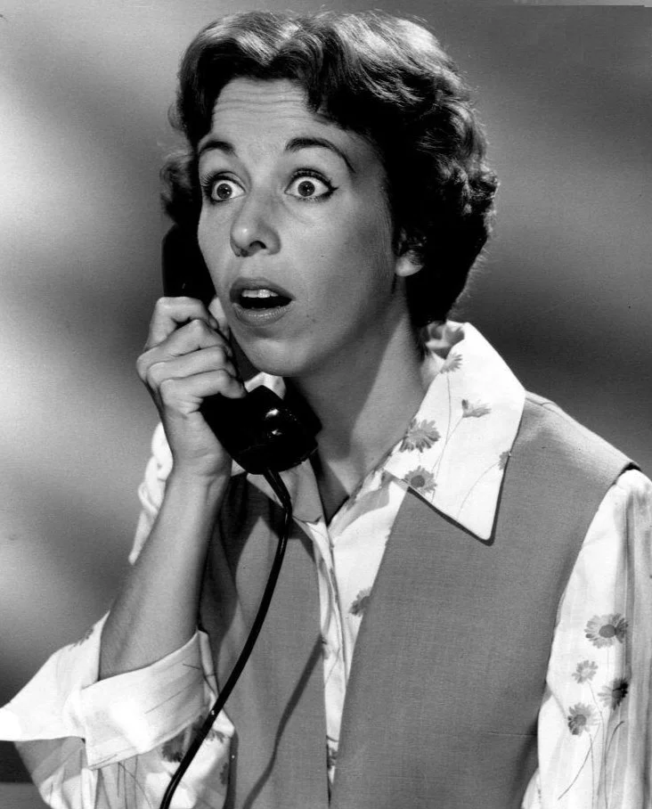 shocked facial expression photo — Carol Burnett 1958