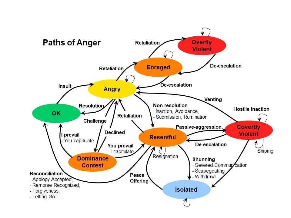angry facial expression photo — Paths of Anger