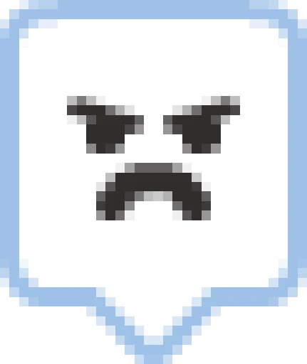 faceAngry reaction emote illustration