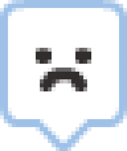 faceSad reaction emote illustration