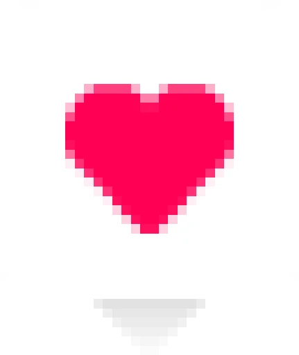 heart reaction emote illustration