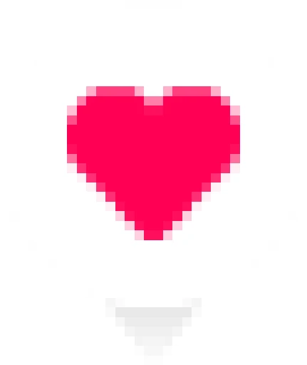 heart reaction emote illustration