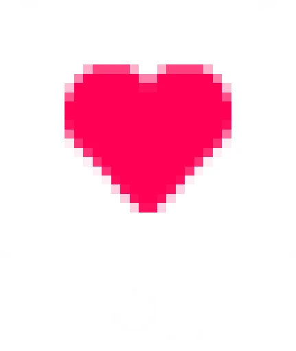 heart reaction emote illustration