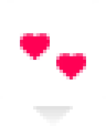 hearts reaction emote illustration