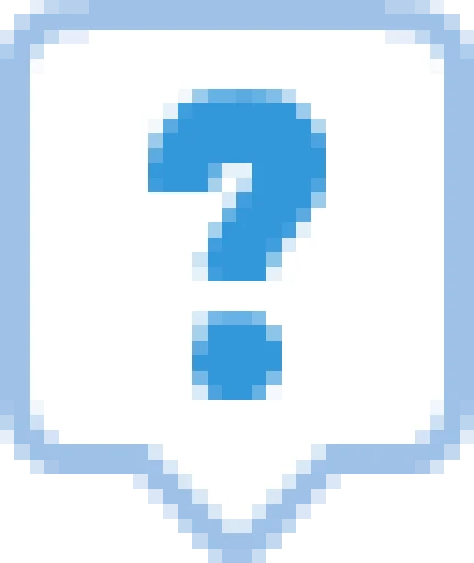 question reaction emote illustration