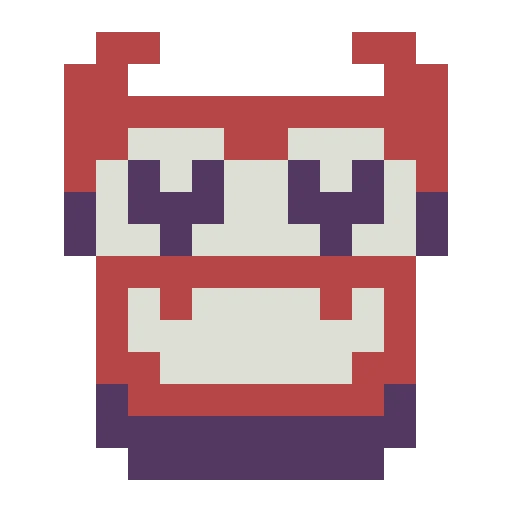 love reaction face icon