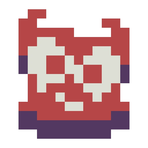melting reaction face icon