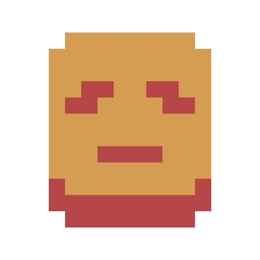 pensive reaction face icon