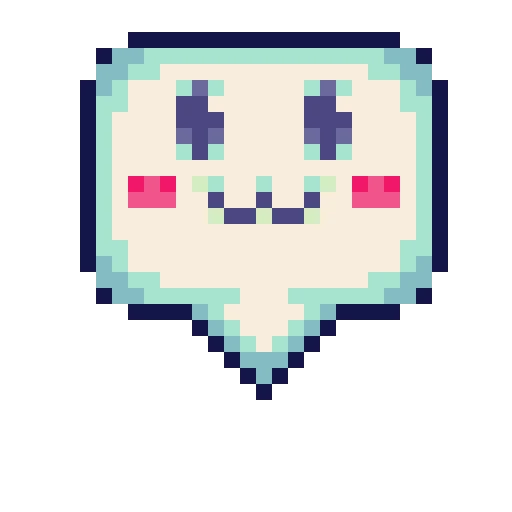 adorable pixel reaction emote