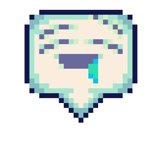 drooling pixel reaction emote