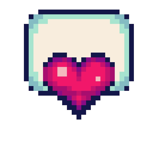 love pixel reaction emote