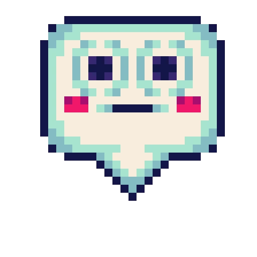 speechless pixel reaction emote