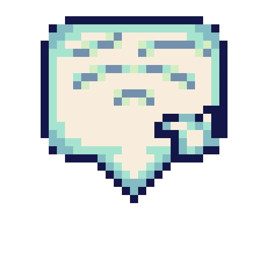 thinking pixel reaction emote